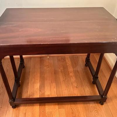 Colonial Style Fold Top Console Table