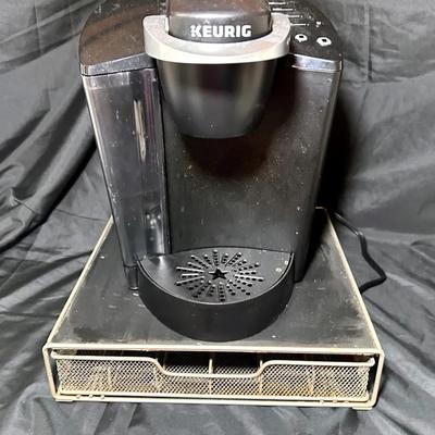 Keurig Coffee Maker & Pods Holder, George Foreman Grill & Cuisinart Toaster