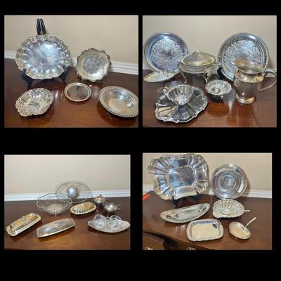 26 Piece Silver plate Lot