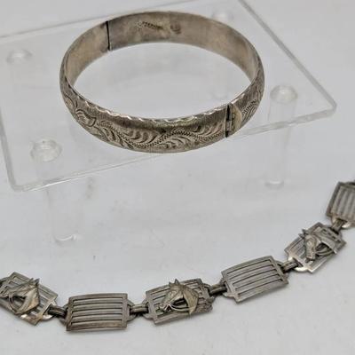 2 Sterling Silver Bracelets