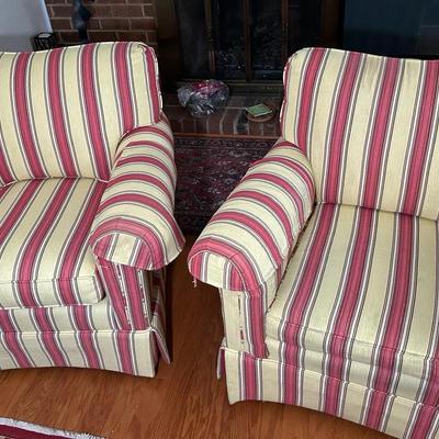 Pair Of Club Chairs