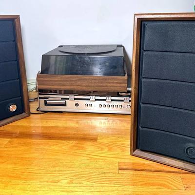 Sound Design Stereo Receiver, BSR Turntable & 2 Speakers