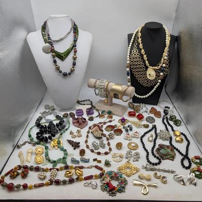 Delightful Buffet Of Costume Jewelry 