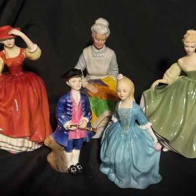 Lot of Royal Doulton Figures: Eventide & More