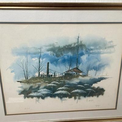 Print Of Watercolor “Life Cycle” By American Artist Herb Jones