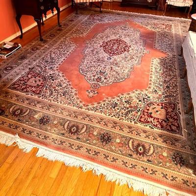 Vintage Wool Indo-Persian 10’x14’ Area Rug