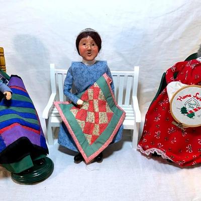 Byers' choice Carolers Quilting/sewing Themed Lot