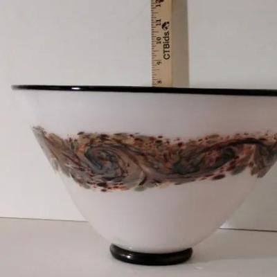  Art Glass Bowl By Nourot