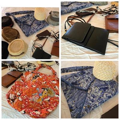 Vintage Hats, Stetson, Quilted Totes, Wallets