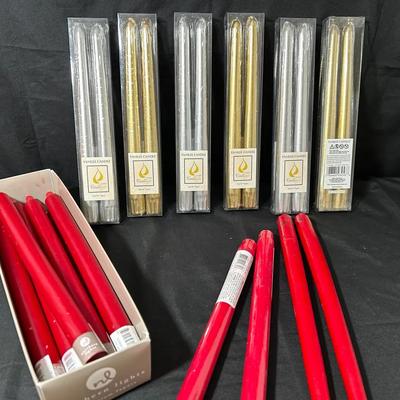 Lot Of Yankee Candle And Northern Lights Tapered Candles 