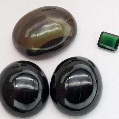 Gemstones...Fire Agate & Tourmalines