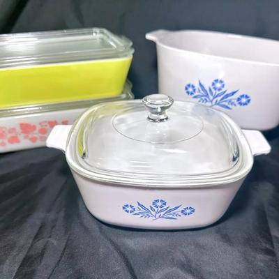 4 Piece Pyrex & Corning ware Lot
