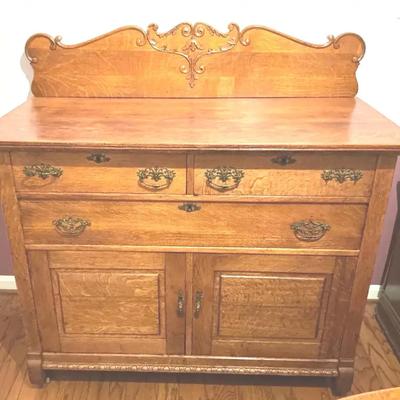 Antique Oak Sideboard