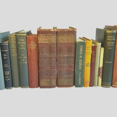 Antique & Vintage Heath, Medical Books (LR62)