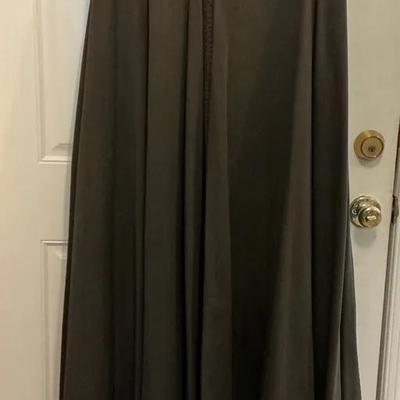 Moresca Gray Hooded Cape Large Unlined