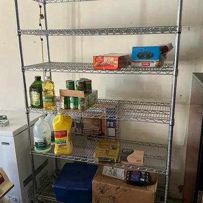 Metal Rack with Casters