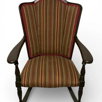 Striped Rocking Chair 