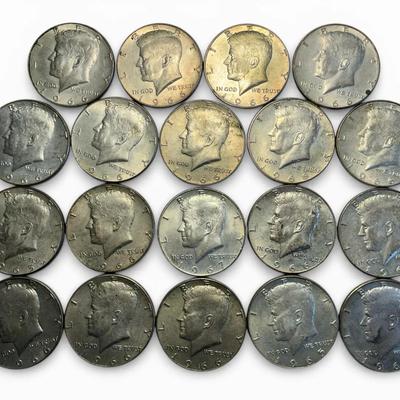 Kennedy 40% Silver Half-Dollars (19 Count)