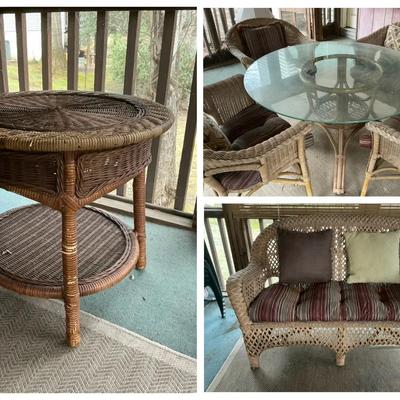 Wicker Patio Set 