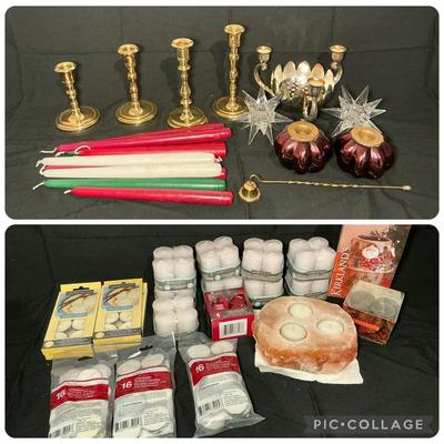 Taper, Tealight, & Votive Candles & Holders, incl. Baldwin, Yankee Candle, Partylite