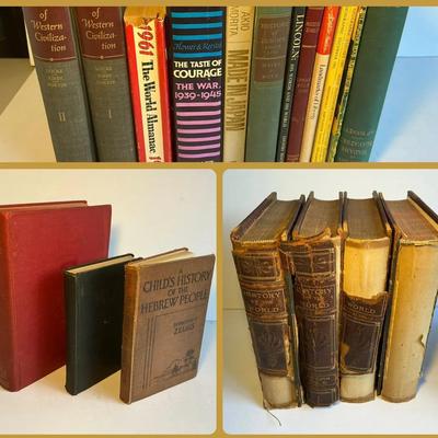 Historical Books & More - Baker, Zeligs, Macy, Ridpath (LR55)