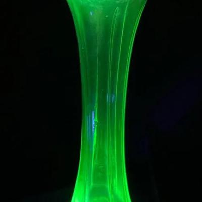 Uranium Glass Vase