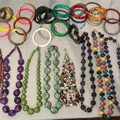 Chunky Colorful Costume Jewelry