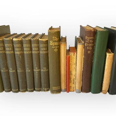 Antique Religious Books & Bibles (LR71)