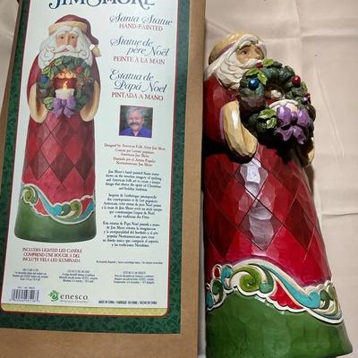 18" Tall Jim Shore Santa Statue 