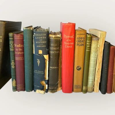 Antique & Vintage Religious Books (LR72)