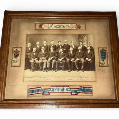 Fifteenth International Convention Signed Antique Framed Photo (23.5 x 28)