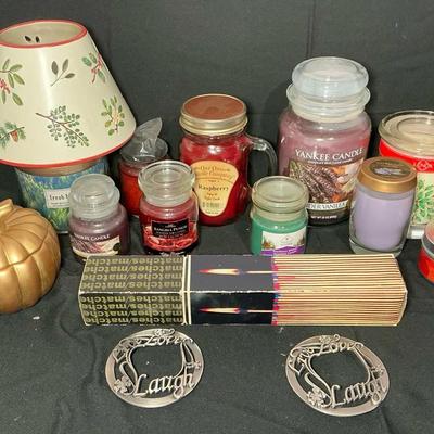 Jar Candles & Accessories incl. Yankee Candle, Lenox, Bath & Body Works