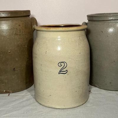 Large Crocks 11"h to 13.25"