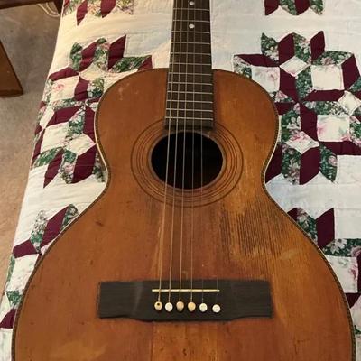 Acoustic Guitar (Columbus Trademark Inside) 