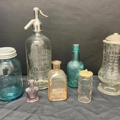 Vintage Glass And Metal Barware (7)
