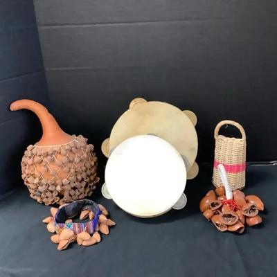 Tambourines (2) & Rattles (4)