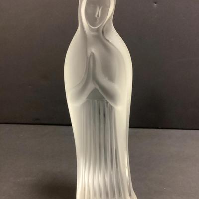 Crystal Figurine Virgin Mary Lalique France