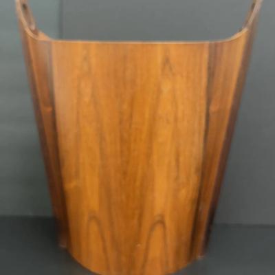 Heggen Teak Wastebasket