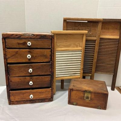 Vintage Wooden Pieces (5)