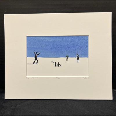 “Penguins Hate Zombies” Print