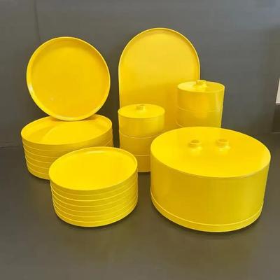 Vintage Yellow Heller Plates And More