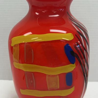 Murano Art Glass Vase