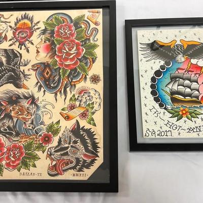 Framed Tattoo Art
