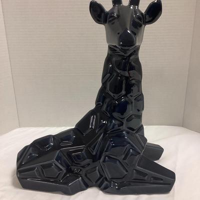 Jaru Cobalt Cubist Giraffe 1979