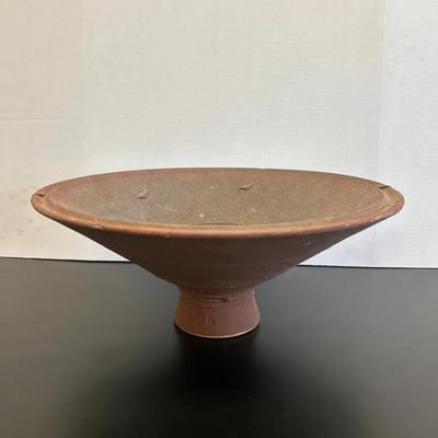 Terra Cotta Footed Bowl