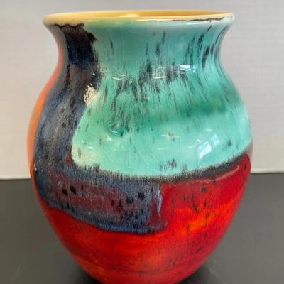 Poole Pottery Volcano Vase
