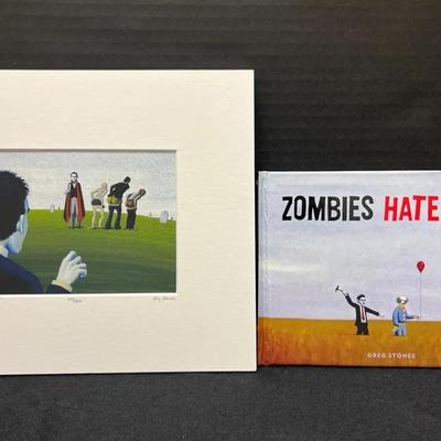 Zombies Hate Disrespect Print And Zombies Hate Stuff Book (2)