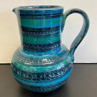 #2 Bitossi Italy Blue Ceramic Rimini Vase