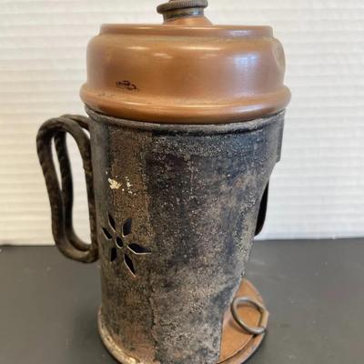 Vintage Copper Carbide Lantern
