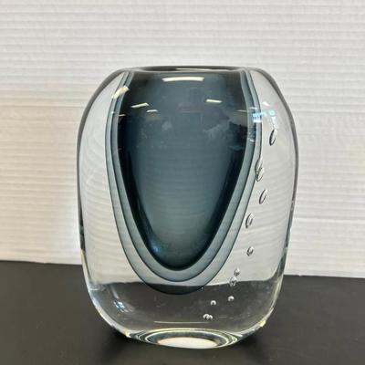 Signed Art Glass Vase